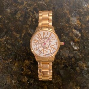 Rose Gold Betsy Johnson watch